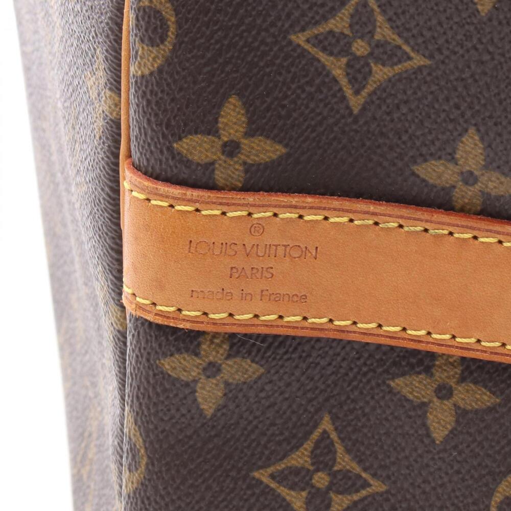 LOUIS VUITTON Brown Monogram Leather Boston Bag - Picture 4 of 9